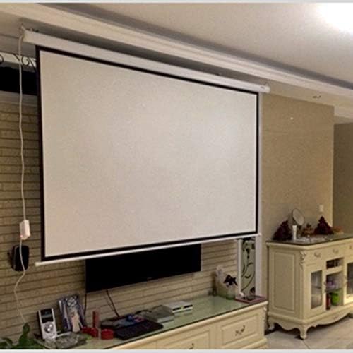 Zyzmh 100 inča 16: 9 Električni projektor zaslon sa daljinskim upravljačem motoriziranim projekcijama za poslovnu školu za kućnu kinu