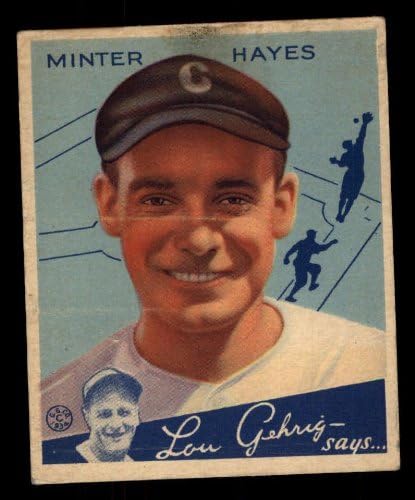 1934 Goudey 63 MINTER HAYES CHICAGO White Sox Good White Sox