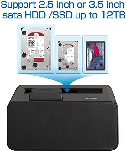 ZHUHW USB 3.0 do SATA hard disk priključna stanica dugme za Up, 2.5, 3.5-inčni HDD SSD stanica UASP podrška