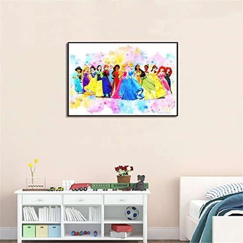 CHOKJINO princeza Poster princeza akvarel štampa princeza soba zidni umjetnički dekor platno Umjetnost