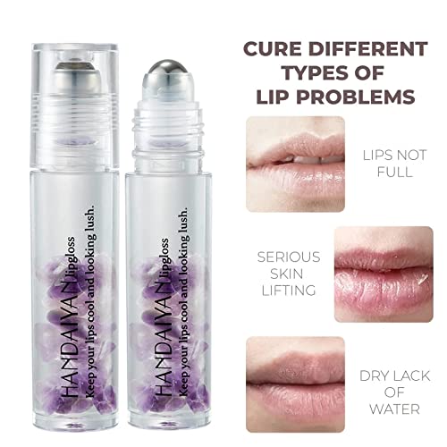Shinyne Natural Crystal Hidratanting Lush Lip Gloss Lips Plumping, Natural Crystal Hidratanting Lush Lip, Shinyne Natural Crystal Lip Gloss, Lip Gloss Set, Lip Gloss Clear