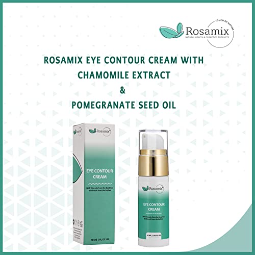 Rosamix Contour Contur krema sa ekstraktom kamilice i šipak ulje za sjemenke hranite, umirujte i zaštitite područje očiju za mladenački i revitalizirani izgled