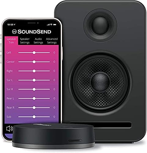 Platin 444-2284 Monako 5.1 5-zvučnik Audio sistem sa Wisa Soundsend predajnik snop sa deco monting 37 -100