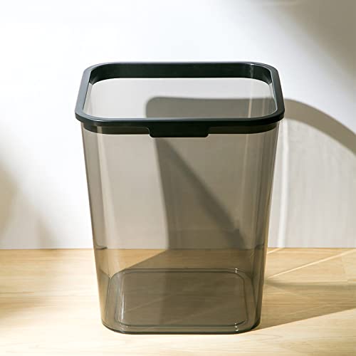 Kyusar Trash Can smeće bin prozirno smeće može kuhinje smeće od kanti za smeće za kupaonicu ured za