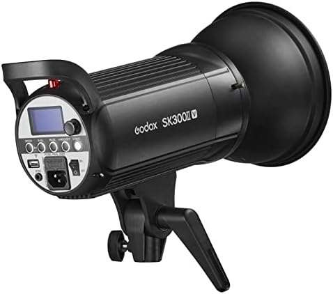 Godox SK300II-V SK300IIV 300WS Strobe Strobe Strobe Flash Light, GN58 0.1-1.5s Vrijeme recikliranja, 2,4 g x sustav, Bowens Mount sa 10W LED modeliranjem za vjenčanje, portret, modu, fotografiju proizvoda