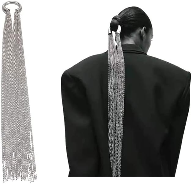 Biljac Bling Bling Crystal Dug lančani lanac za dlake za drizure pokloni za kosu za kosu za žene