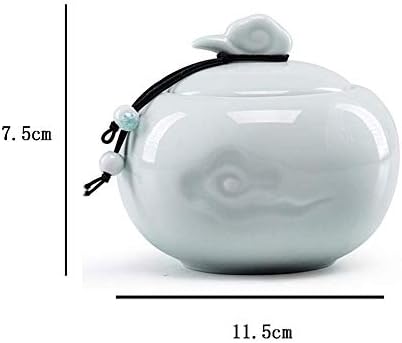 Dneyint urn urn ručno rađeni keramički suveniri Mali pepeo otporan na vlagu u Urn za očuvanje ljudskog
