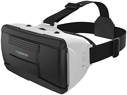 Ke1Clo 1080p 3D VR naočare na glavi 3D VR naočare, 600 ° Myopia podrška, 360° impresivno iskustvo, univerzalna meka & amp; udobne VR slušalice za 3D igranje & amp; filmovi Videos