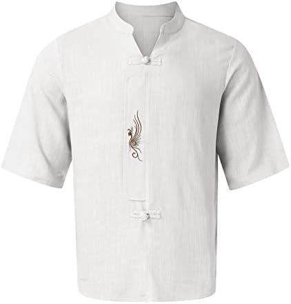BMISEGM MUŠKE T-majice Ljeto Novo Muška čvrstoća boja vezeni casual kratkih rukava Omladinski modni pola rukava moda