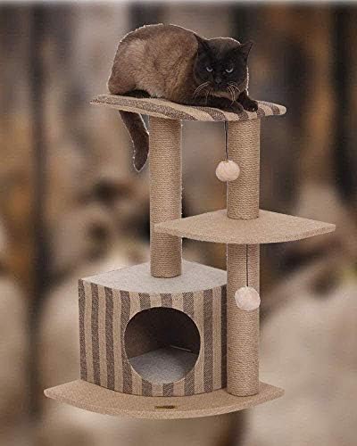 WYJW okvir za penjanje za mačke troslojni okvir za mačke vreća za proljeće i ljeto za mačke jedno mačje Drvo platforma za skakanje za mačke,1