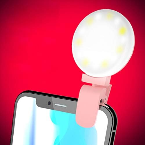 Hemobllo Mini telefon malo Selfie prstenasto svjetlo prijenosni telefon Led svjetlo klip na Selfie svjetlu za