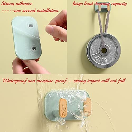 Samoljepljiva zidna vrata Hladnjaci multifunkcionalne kuke/kuhinjsko kupatilo pomoćne kuke za uštedu prostora za viseće ključeve ručnik mali alat # 3