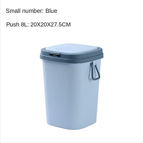Abecel kan za smeće, kanta za smeće kuhinja kupatilo toalet uski kantu za smeće za skladištenje papira sa poklopcem