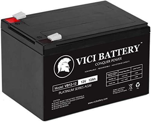 Vici baterija 12V 12Ah Zamjena baterije za vatre Lite Alarm BAT-12120-10 Pack Brend Proizvod
