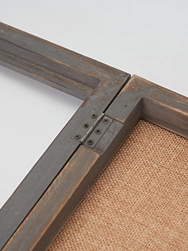 Rustikalna siva sjenka 12x12, zglobne kutije za sjenke za prikaz s poklopcem, kvadratni okvir za sjenu za