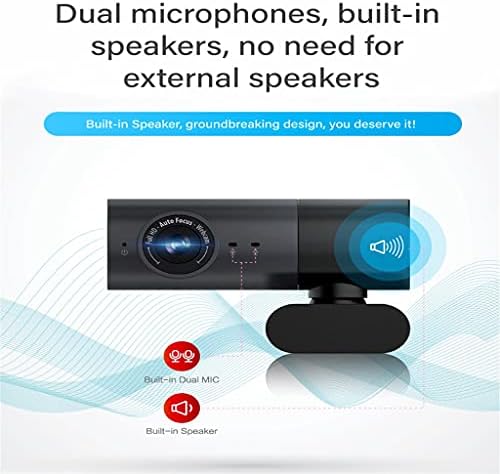 CLGZS USB Webcam ugrađeni mikrofonski zvučnik Smart 1080p Web kamera za Desktop laptop računare PC Kamera