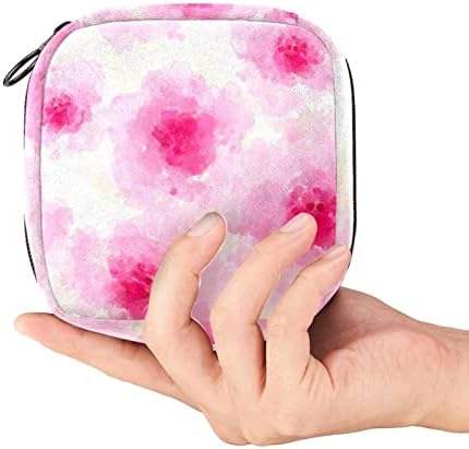 Ružičasta torba za šminkanje cvijeća u vodi, kozmetička torba, Prijenosna toaletna torba za žene i djevojčice