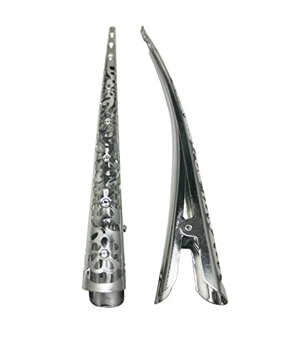 Fenggtonqii Gap Cvjetni oblik kose kopča u boji srebrna 132 mm u dužinu bez paketa zuba od 4