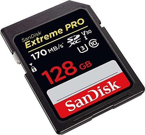 SanDisk Extreme Pro 128GB SDXC UHS-I kartica radi sa Canon kamerom bez ogledala EOS R7, EOS R10 Klasa 10 U3 paket