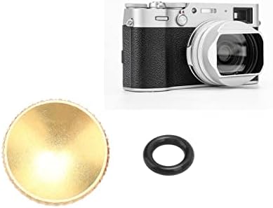 Zlatni mesingani konkavani zatvarač gumb gumeni prsten za Fujifilm za Leicu za Nikon za Sony