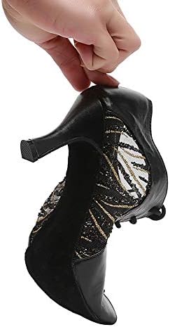 Hiposeus ženske čipke up latino plesne cipele za ballroom Party Dance Plesni prakse performanse čizme, model L264