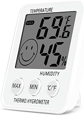 Digitalni termometar unutrašnji higrometar mjerač vlažnosti Monitor sobne Temperature veliki LCD ekran Max / Min