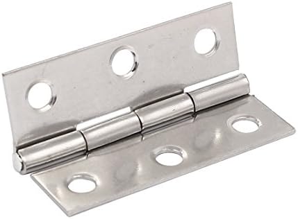 AEXIT kabinet ormar za ormariće Hardver od nehrđajućeg čelika šarke srebrne tone 2 šarke za vrata dužine 20pcs