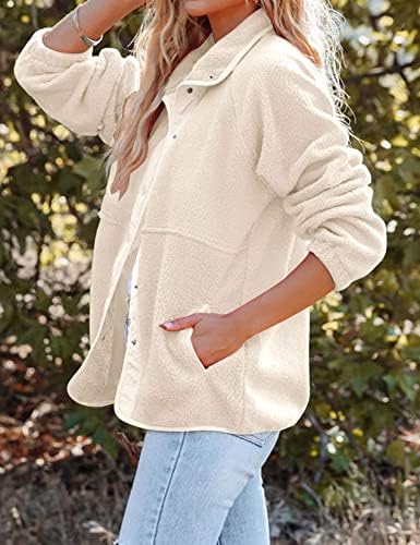 Xydaxin kaputi za žensku kasetu fleece jakna toplo meka na otvorenom debela kaputa sa džepovima