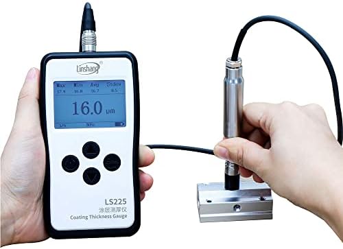 LS225 + N1500 Ultra tanka debljina premaza Tester za ispitivanje mjernog mjernog mjerenja 0-1500um