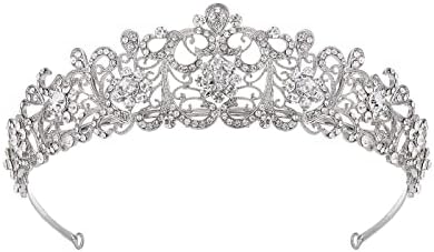 AW svadbene tijare i Krune za žene, kraljica kruna-Kristalna vjenčana tijara princeza traka za glavu