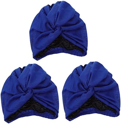 Doitool Womens HATS 3pcs Bonnet pacijent šešir za kosu turska elastična glava na glasnoj kabini