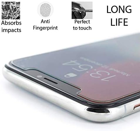homy kaljeno staklo zaštitni komplet ekrana za iPhone X XS 5,8 inča: 2x prednje i 1x zadnje balističko Japansko staklo + 2x zaštita sočiva kamere. HD Clear Cover, protiv otisak prsta, Case Friendly zaštita