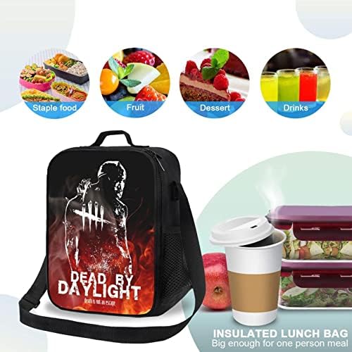 NIKROAD Dead By Game Daylight torbe za ručak, nove Anime kutije za ručak, izdržljiva izolovana torba za