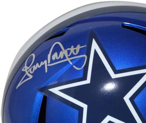Tony Dorsett sa autogramom Dallas Cowboys F / S Flash Speed kaciga JSA 34016-NFL kacige sa autogramom