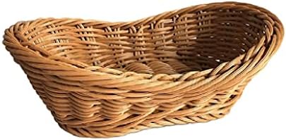 YCZDG Wicker tkani korpa za kruh voćne posude za posluživanje hrane, kozmetička radna površina Kuhinja Kupatilo