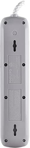 Philips dodaci 3 utičnica pametnih Wi-Fi Cord, 4 FT pletenica, individualna kontrola, kompatibilna s