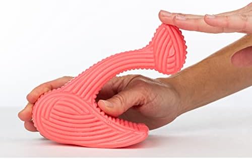Hugglehounds igračka za pse za agresivne žvakače - ekstra izdržljiva interaktivna igračka za pse - tegljač ratnih igračka za cijelu pasmu - netoksična guma - Tutut-flex okko - Veliki | Napravljen u SAD-u