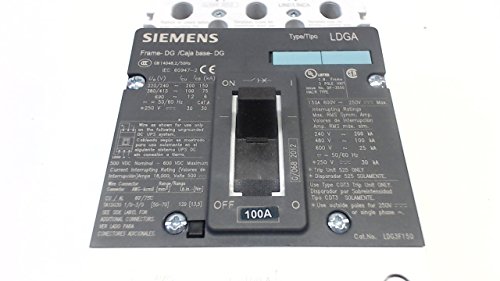 Siemens LDG3F150 Kružni prekidač VL klase L Thermal Magnetic 100 AMP LDG3F150