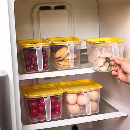 Dbylxmn kutija za domaćinstvo frižider za čuvanje svježeg skladišta zapečaćena kuhinjska kutija za hranu voće domaćinstvo & amp; Organizatori velike kante za odlaganje tkanina