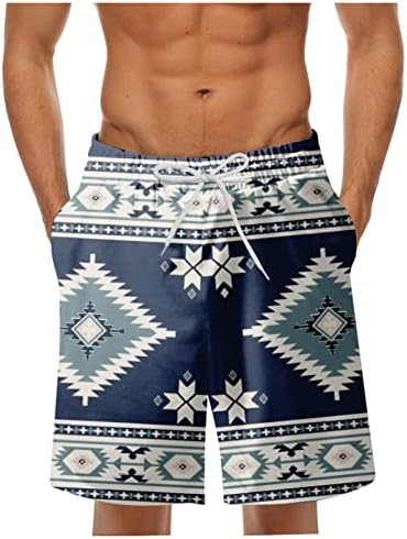 Čovjek kupaći trupci muške proljeće ljetne casual hlače hlače tiskane sportske hlače na plaži sa džepovima