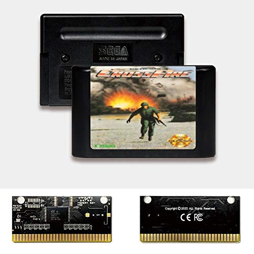 Aditi Cross Fire - USA Label FlashKit MD Electroless Gold PCB kartica za SEGA Genesis Megadrive Video Console