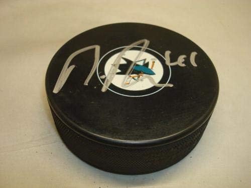 Mirco Mueller potpisao San Jose Sharks Hockey pak sa autogramom 1C-autogramom NHL Paks