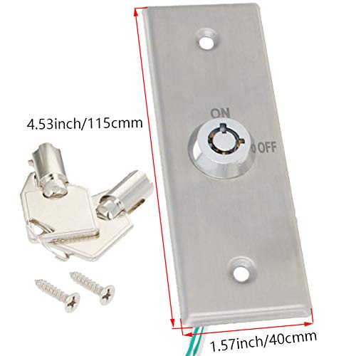 S40k ključ prekidač za uključivanje / isključivanje izlazni prekidač za hitno otvaranje vrata SPST za nosač