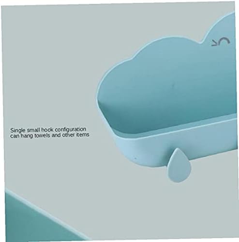Tosper kupaonica, zidni oblikovani oblak Tuš Caddy Organizer Držač polica za kupaonice sa 3 kuke