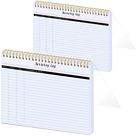 Kaicn 52 listova Notepad, dnevnik aktivnosti, dnevno za popis dnevnika za ured, planer dnevnika, b5 veličine, 2 pakete