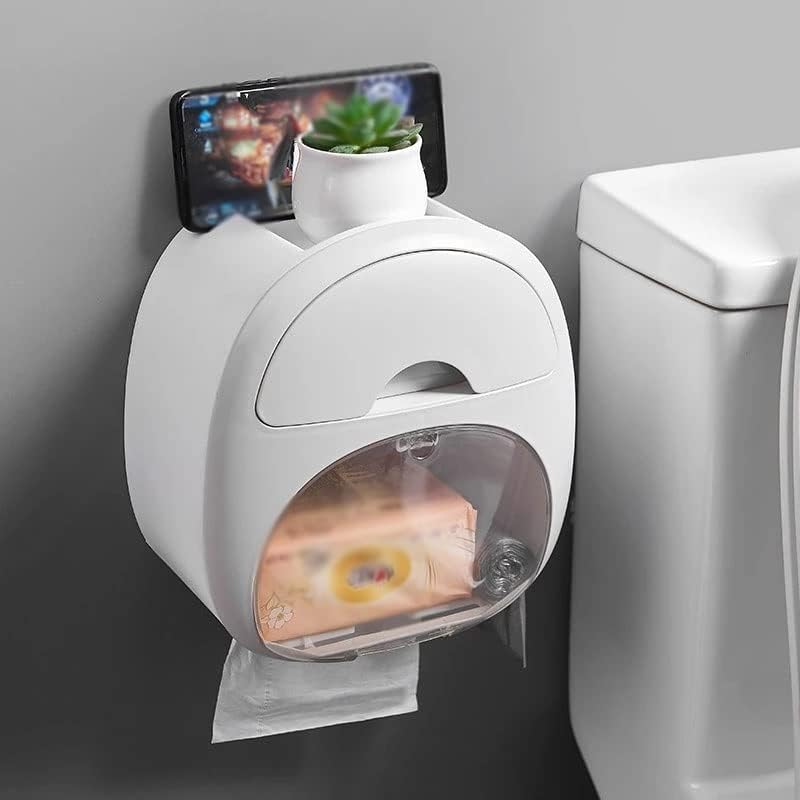 FDER zidni toaletni tkivni tkivni kutija za toaletna koluta za pumpanje za pohranu papira Spremnik za pohranu