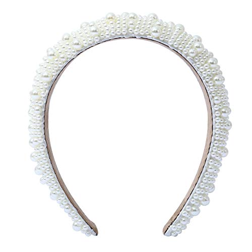 Pearl Headbands za žene modni Head Band Design Bridal Elegant Wedding Headwear Wide Hairbands For
