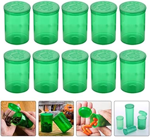 90pcs boce za refilable sa zelenim bojama sa hemijskim vitaminskim bombonima prazan uzorak zaptivena