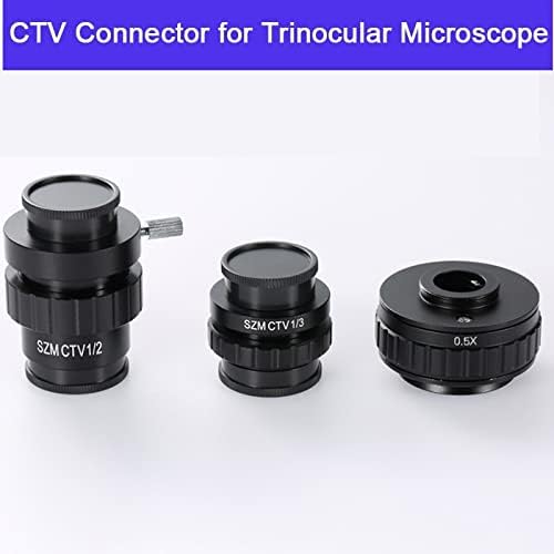Komplet opreme za mikroskop za odrasle 1/2 1/3 1x Adapter C-mount Adapter za sočiva za potrošni materijal