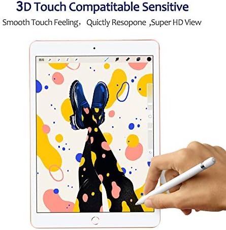 【POOX 】iPad 10.2 inčni stakleni zaštitnik ekrana , zaštita očiju protiv plavog svjetla UV zaštita od kaljenog stakla za ipad 10.2 inčni 9h anti Scratch Face ID i Apple Pencil kompatibilni